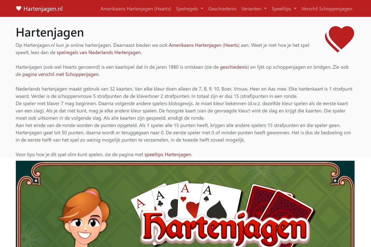 Hartenjagen.com site